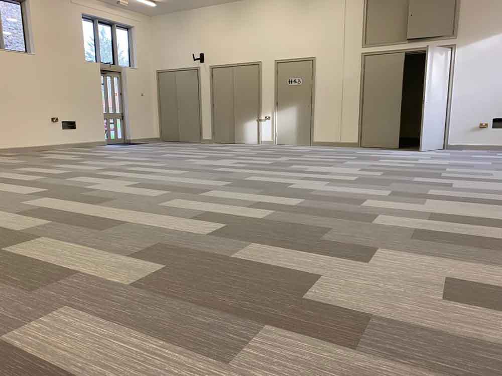 Install Forbo carpet in church in Guildford