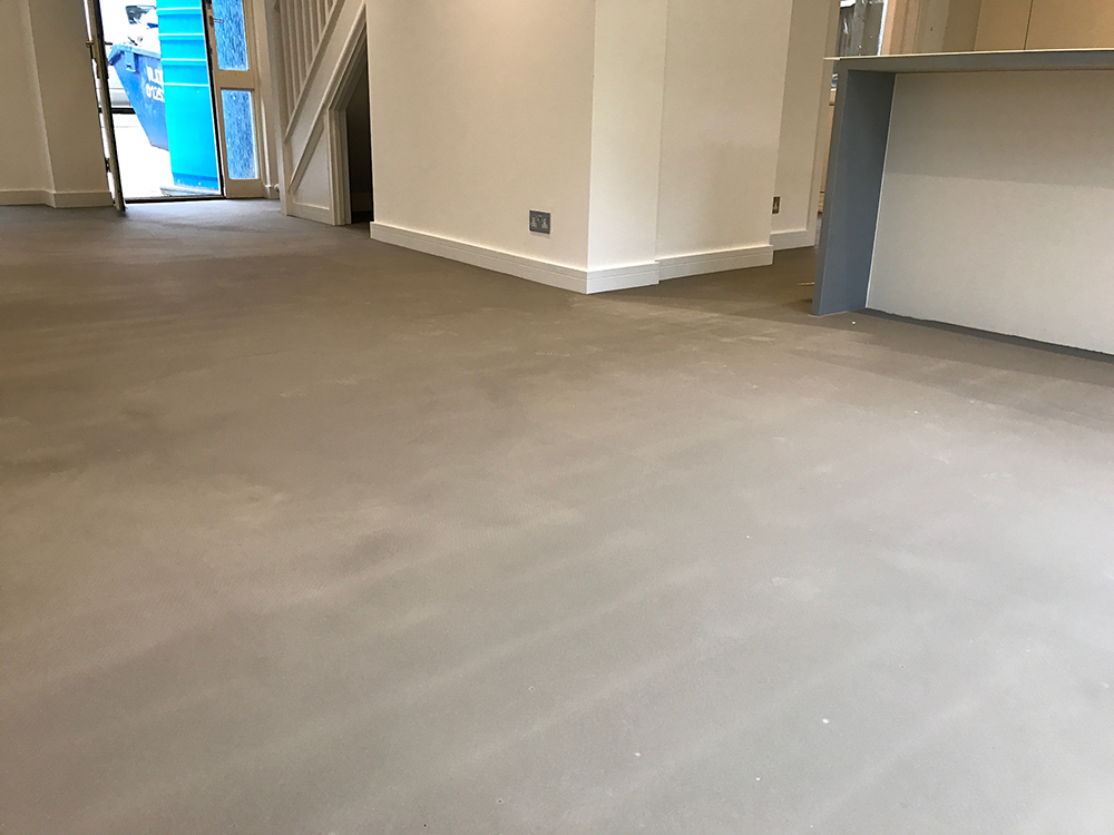 Supply & install of Mapei Eco Prim Grip primer to NU heat wet underfloor heating system boards.