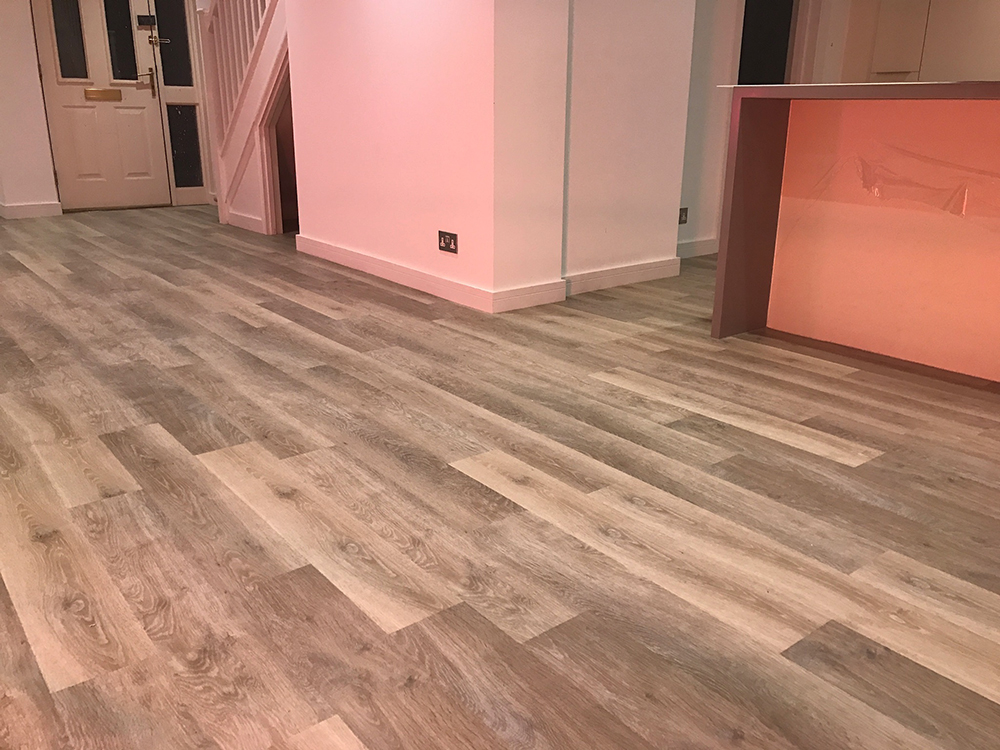 Fineline Flooring install Kardean luxury vinyl tile flooring for home in Surrey