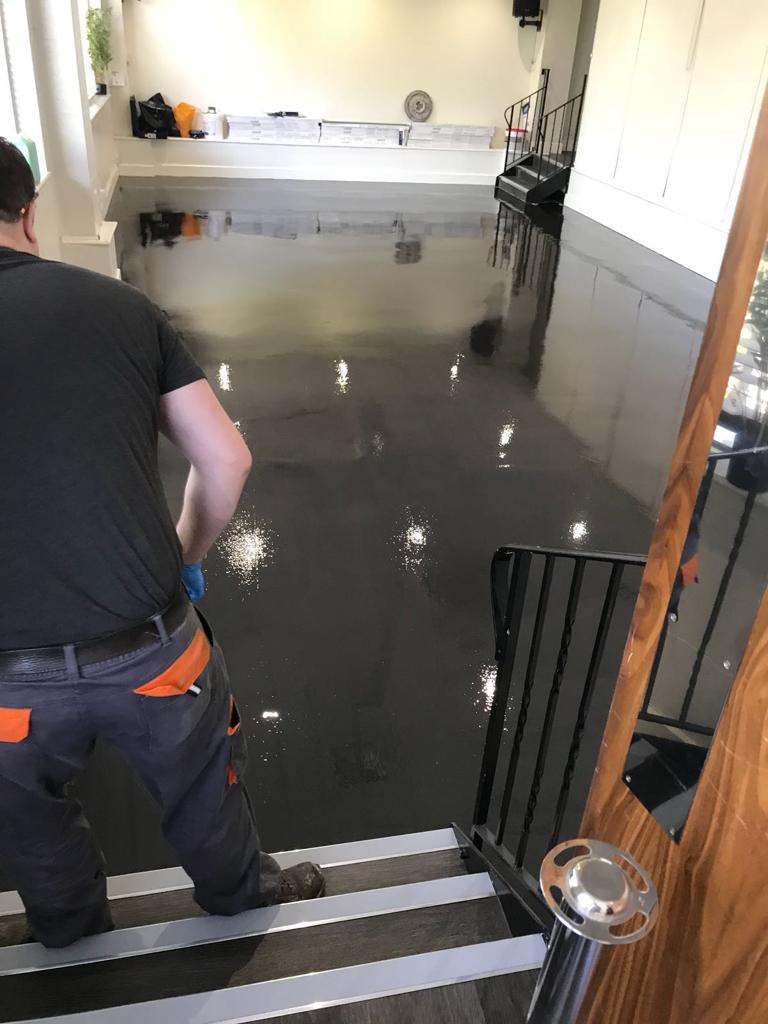 Completion of work to install F Balls Stopgap F77 High Performance Waterproof Surface Membrane.