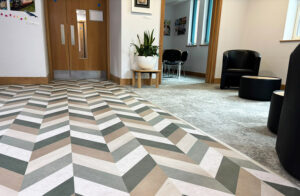 Abbey school in Reading Berkshire reception flooring refurbishment