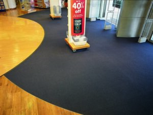Retail shop flooring by Heckondwike flooring
