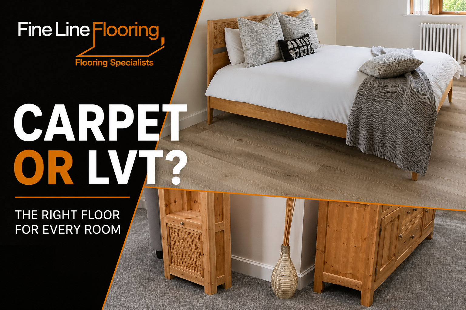 Carpet or LVT flooring for your home in hampshire